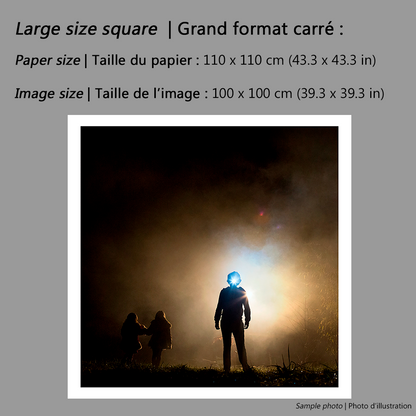 Large size square prints