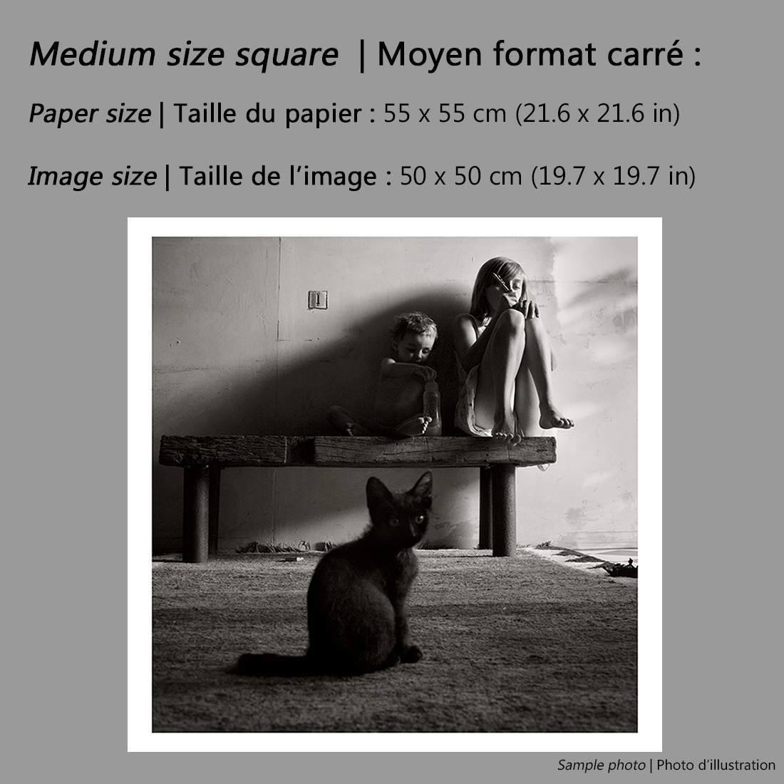 Medium size square print